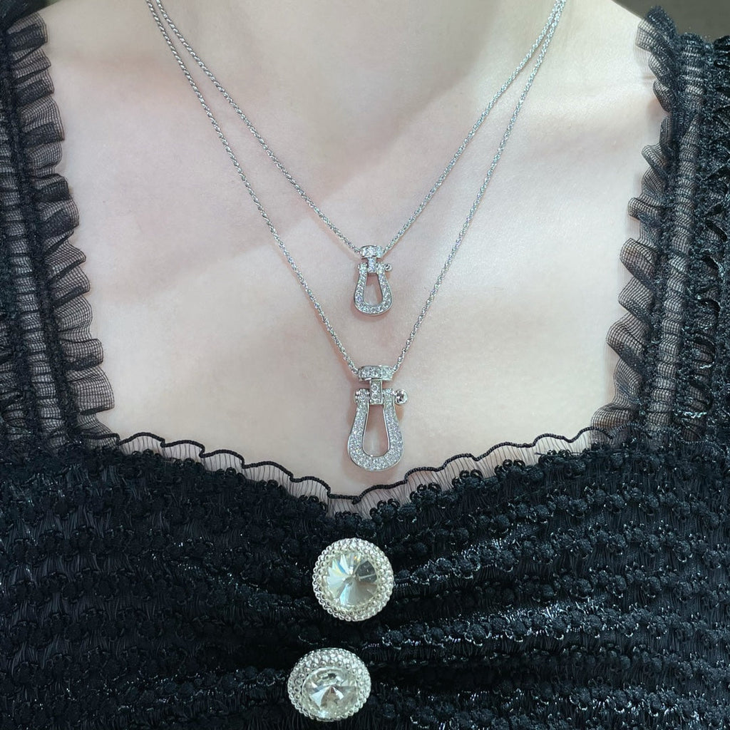 Dior Force 10 Large Model Cubic Zirconia Neckalce