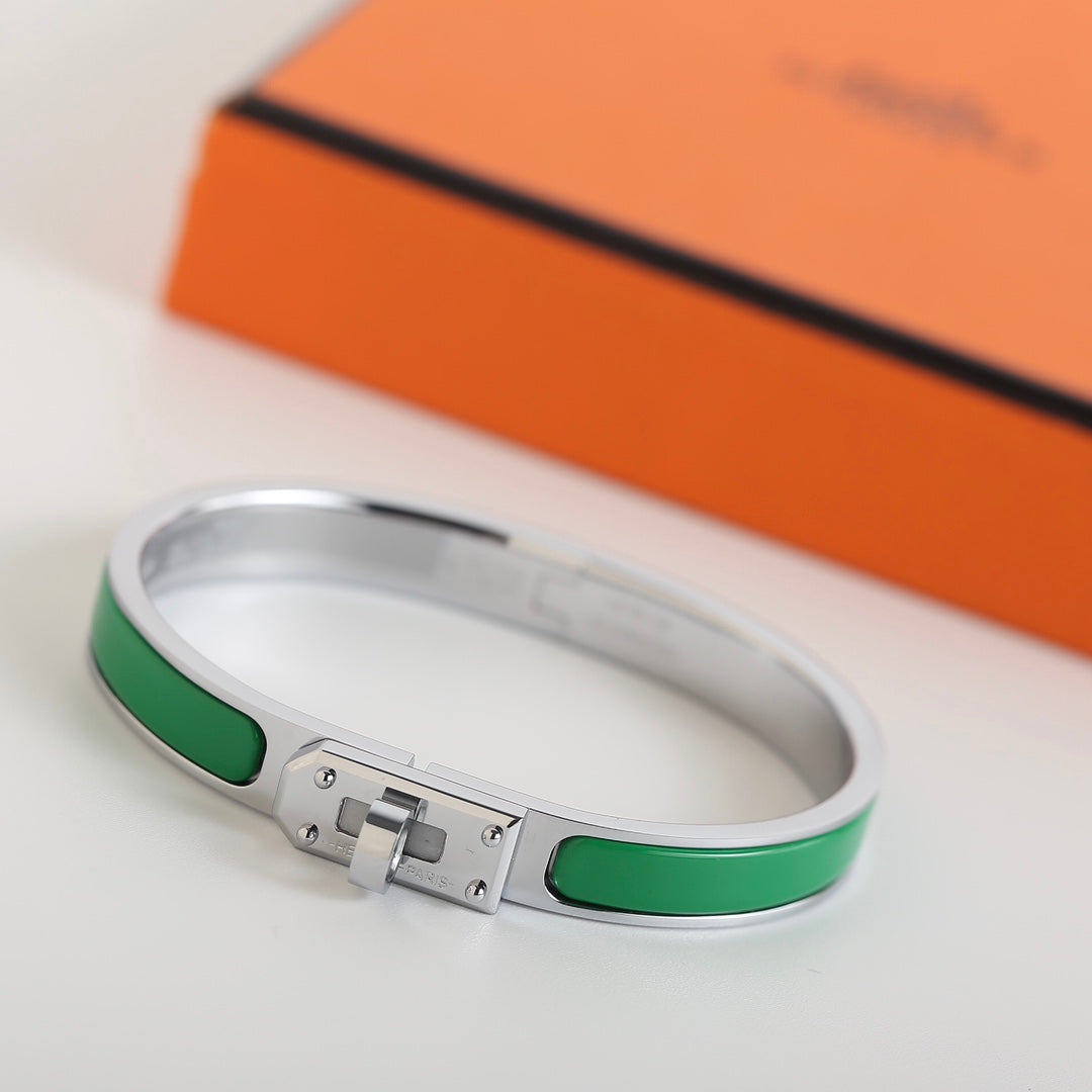 Hermes HM Kelly Green Bracelet