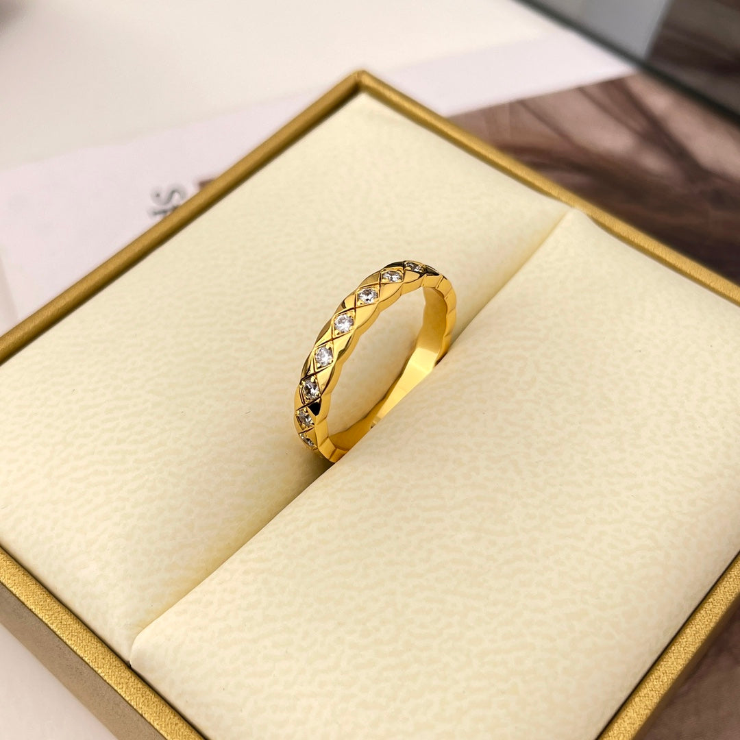Chanel Crush Mini Classic Ring Cubic Zirconia