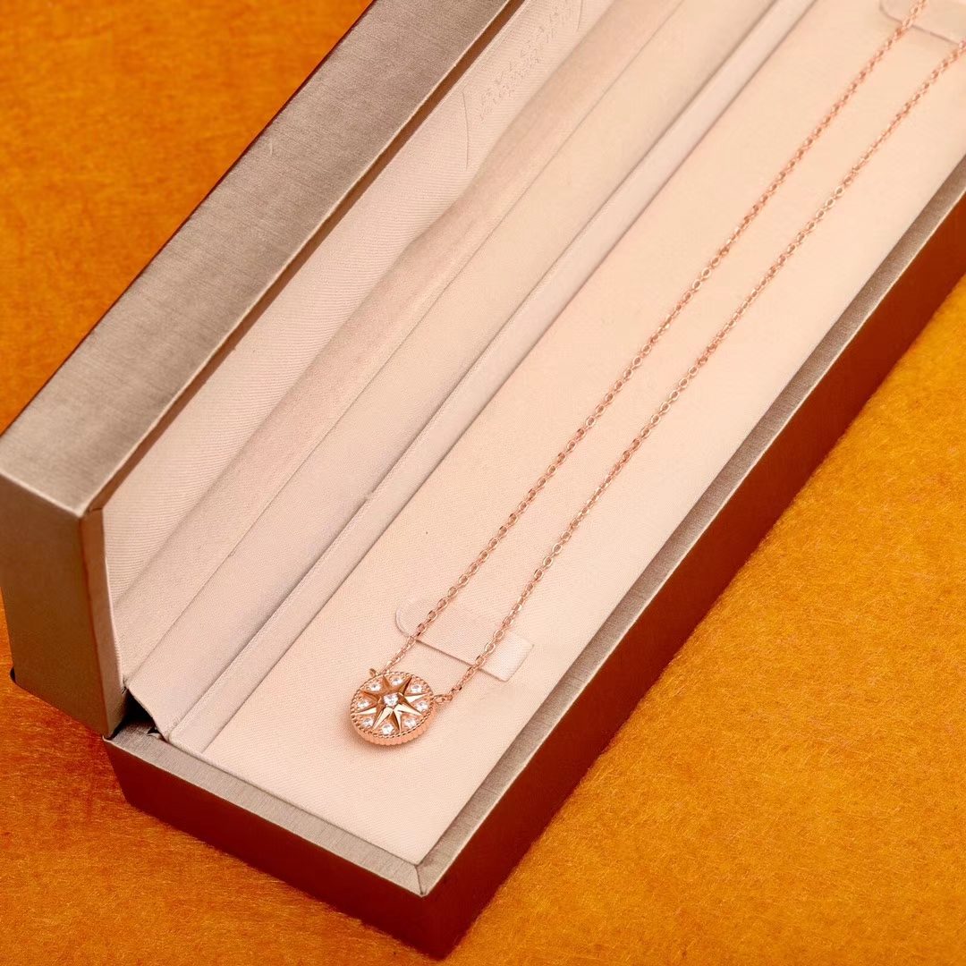 Dior Rose Des Vents Necklace Diamond