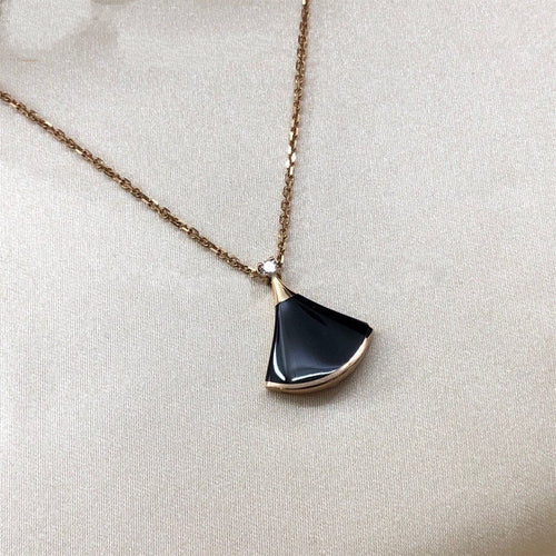 Bvlgari Dream Necklace Onyx 1 Cubic Zirconia