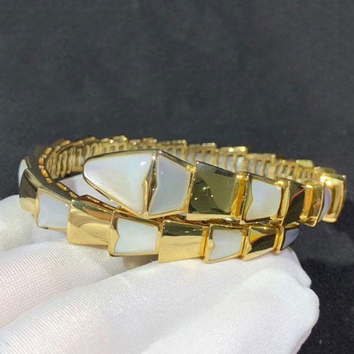 Bvlgari Serpenti Bracelet MOP Gold